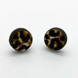 10mm Wood Earrings